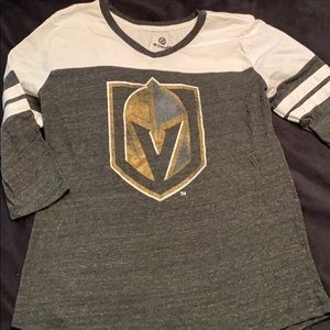 Las Vegas Knights hockey 3/4 sleeve shirt